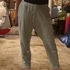 Love Shack Fancy Mint green sweat pant joggers